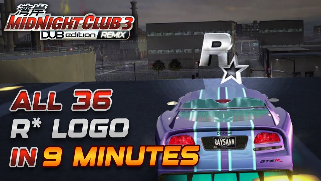 Rockstar Logo Locations | Fast Route | Collectibles | [Midnight Club 3]