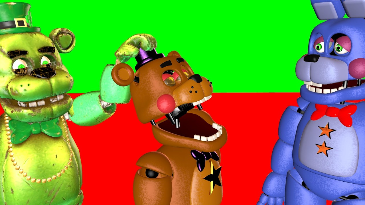 [GMOD FNAF] shamrock freddy attacks the pizzeria
