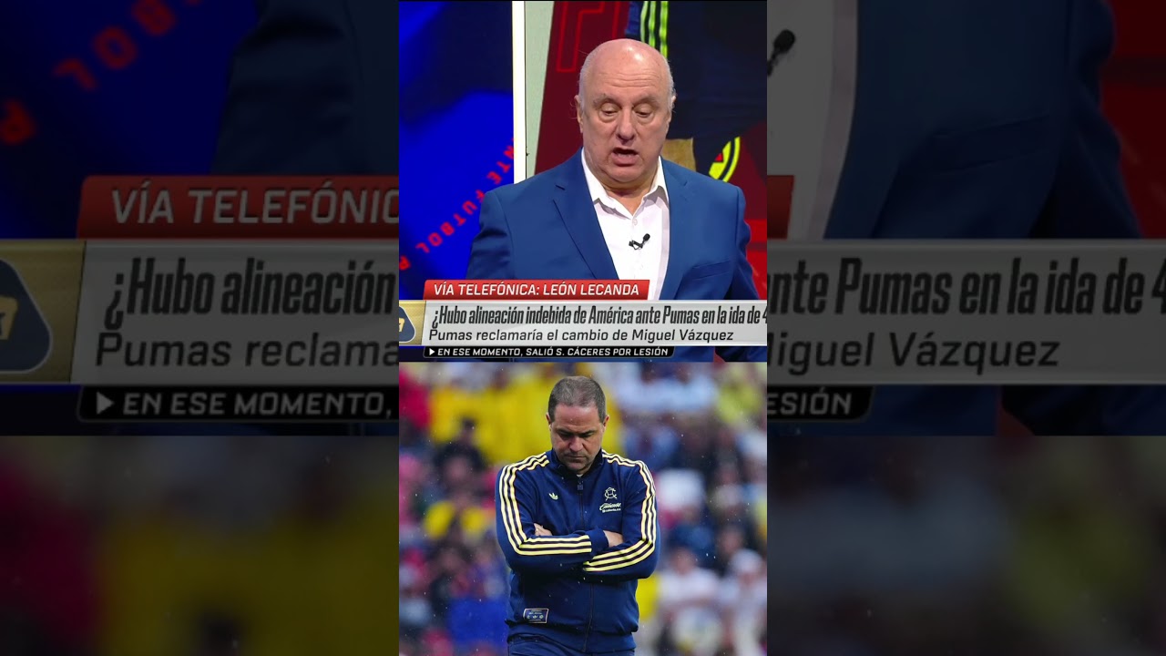 &iquest;ALINEACI&Oacute;N INDEBIDA del Am&eacute;rica? ❌ Pumas protestar&aacute;...