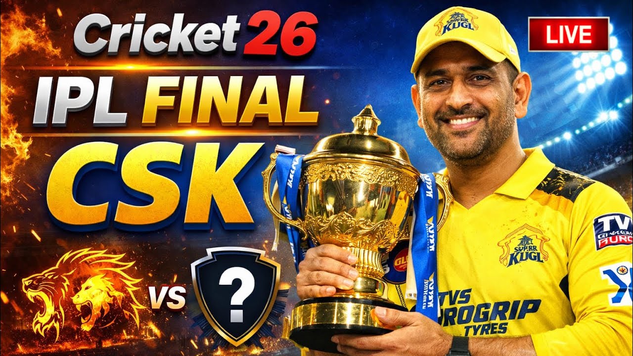 IPL Semi Final Day &  Final Day 🏆Cricket 26 Live🏏#shortsfeed #shortslive #shorts #cricket26 #live