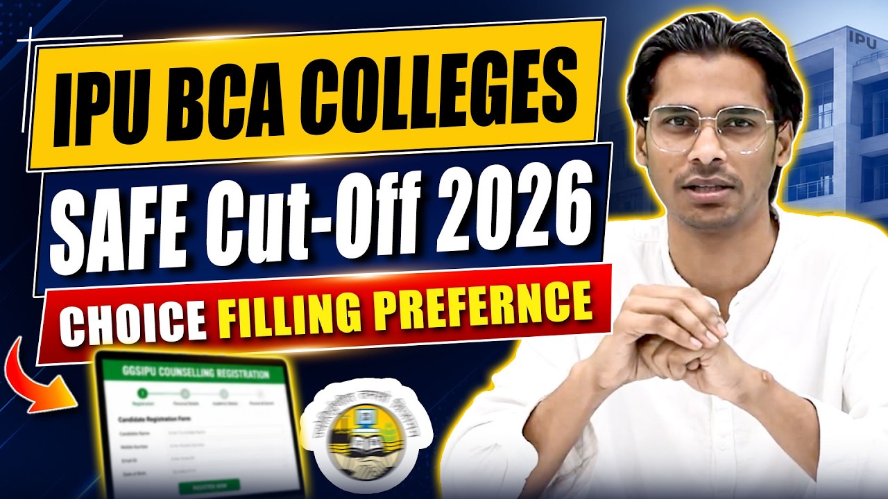 🔥IPU BCA Colleges Safe Cutoff 2026 | College-Wise Cutoff Analysis | IPU BCA Choice Preference #bca