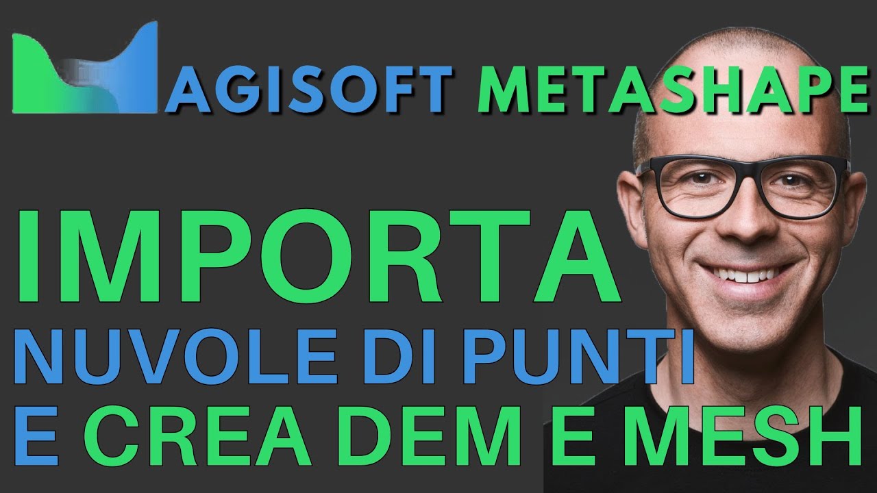 Agisoft METASHAPE - Importare una NUVOLA di PUNTI per farci altre cose...