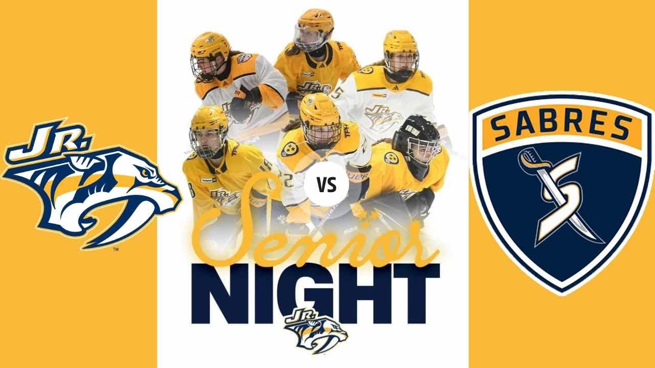 Jr. Preds 19 vs Naperville Sabres for Senior night