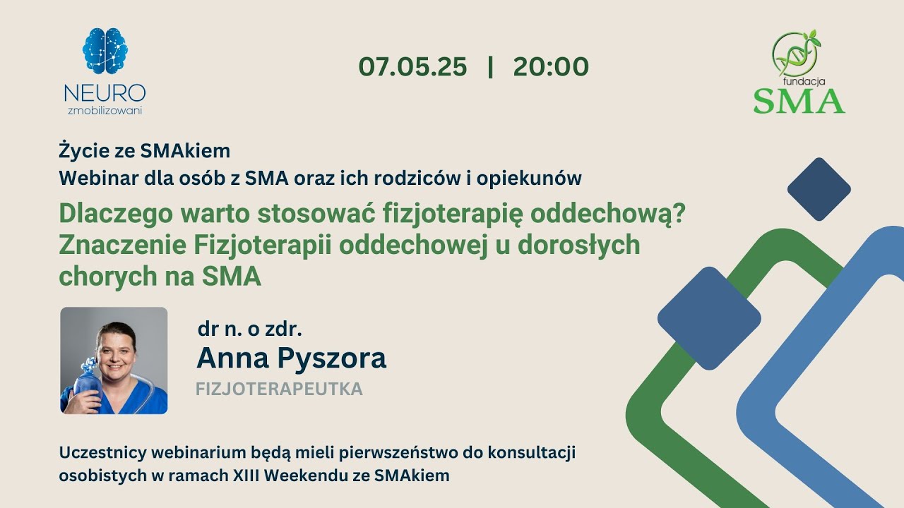 Znaczenie Fizjoterapii oddechowej u dorosłych chorych na SMA