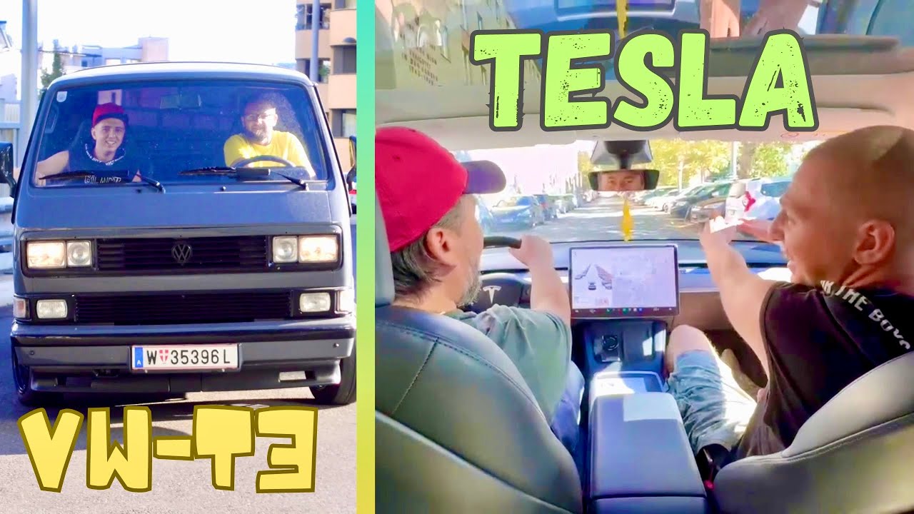 SA ESHTE E SHPEJT TESLA? dhe ME VOLKSWAGEN T3 TU BLE SHTRAFA 😂