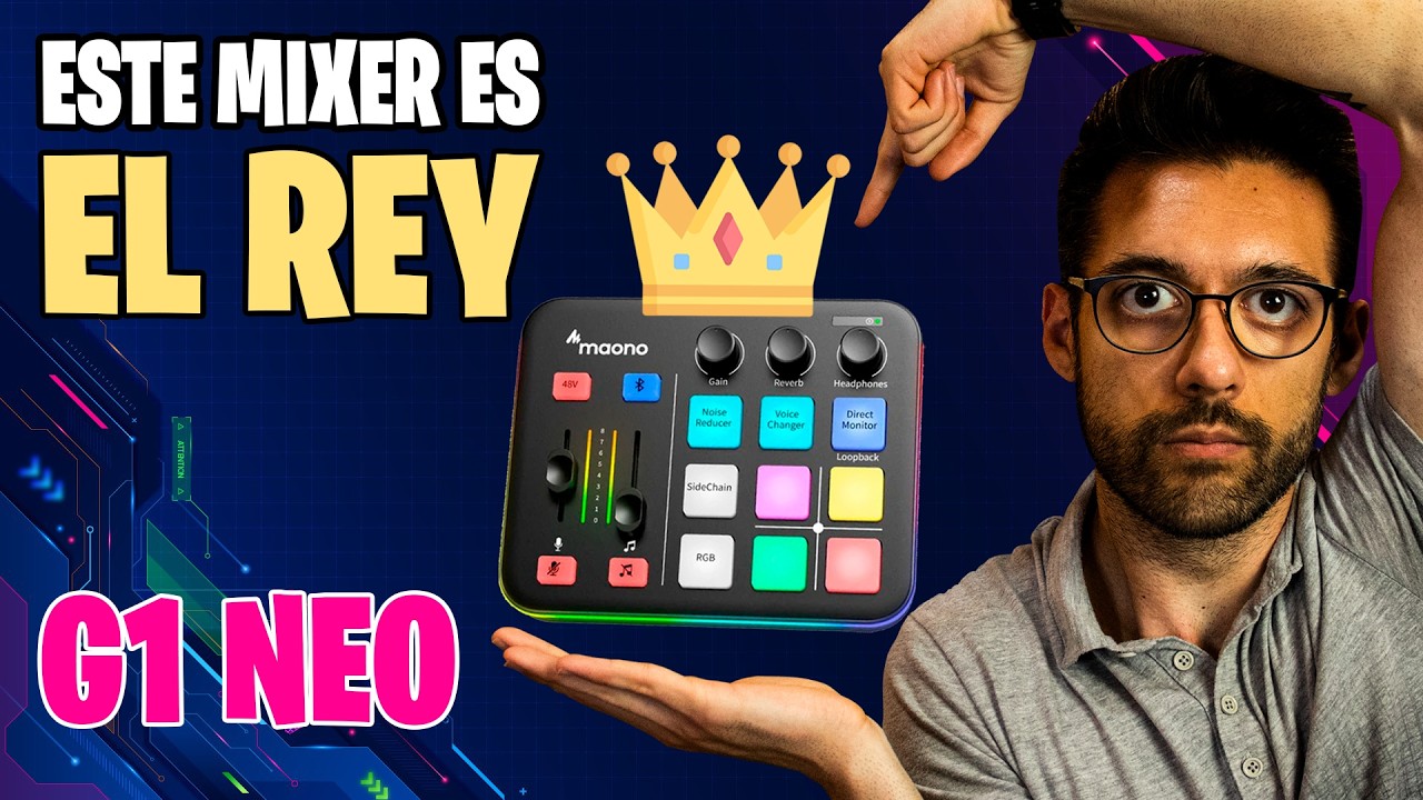 MAONO G1 NEO 🔍 ¿Se lleva el TRONO esta Mesa de Mezclas? (Unboxing + Review en Español)
