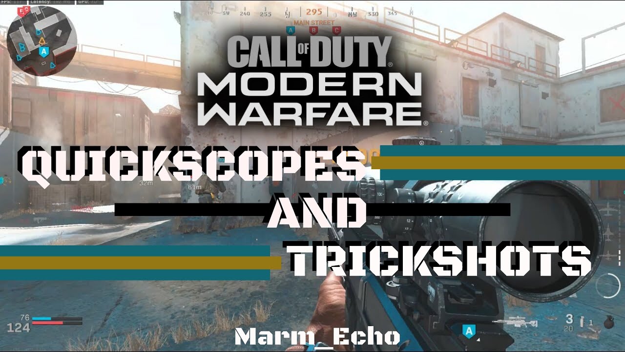 COD MW Sniper QUICKSCOPES and TRICKSHOTS on Shoothouse! |Ax-50| Marm_Echo