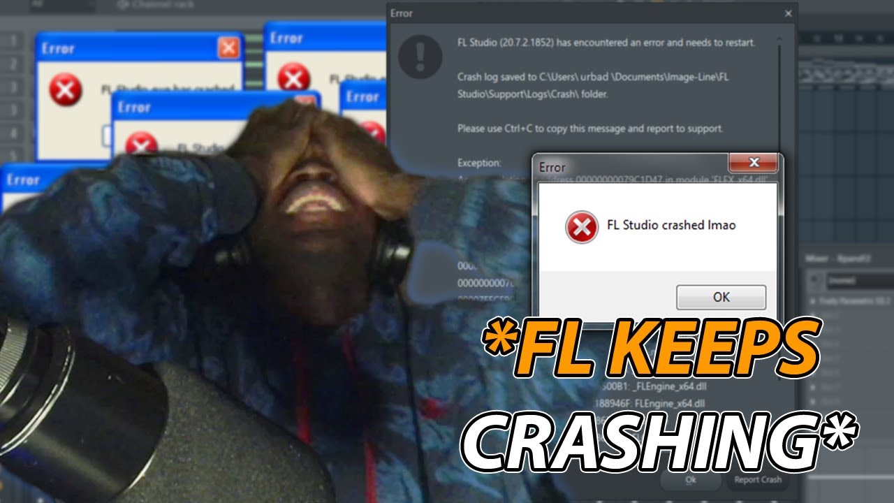 Making a Beat but FL Studio Keeps Crashing...