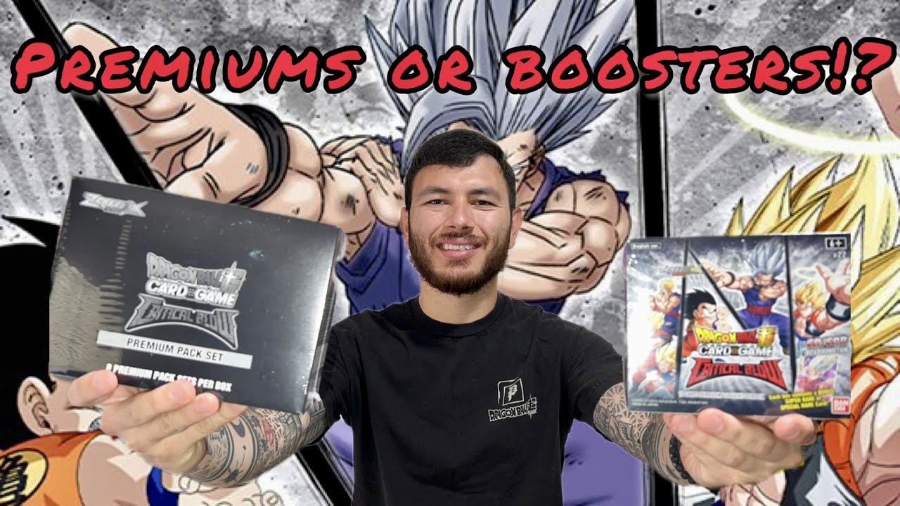 BEST PULL RATE!? Premium set or Booster Box?? *CRITICAL BLOW* Dragonball Super Card Game!