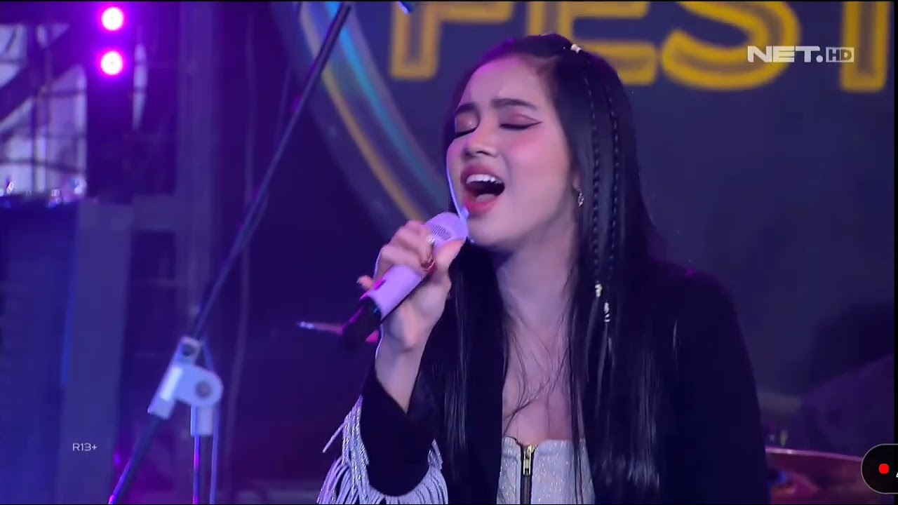 wah Lyodra bawain EGO di Tonight Show Festival Net TV. keren dan super Cantik !!