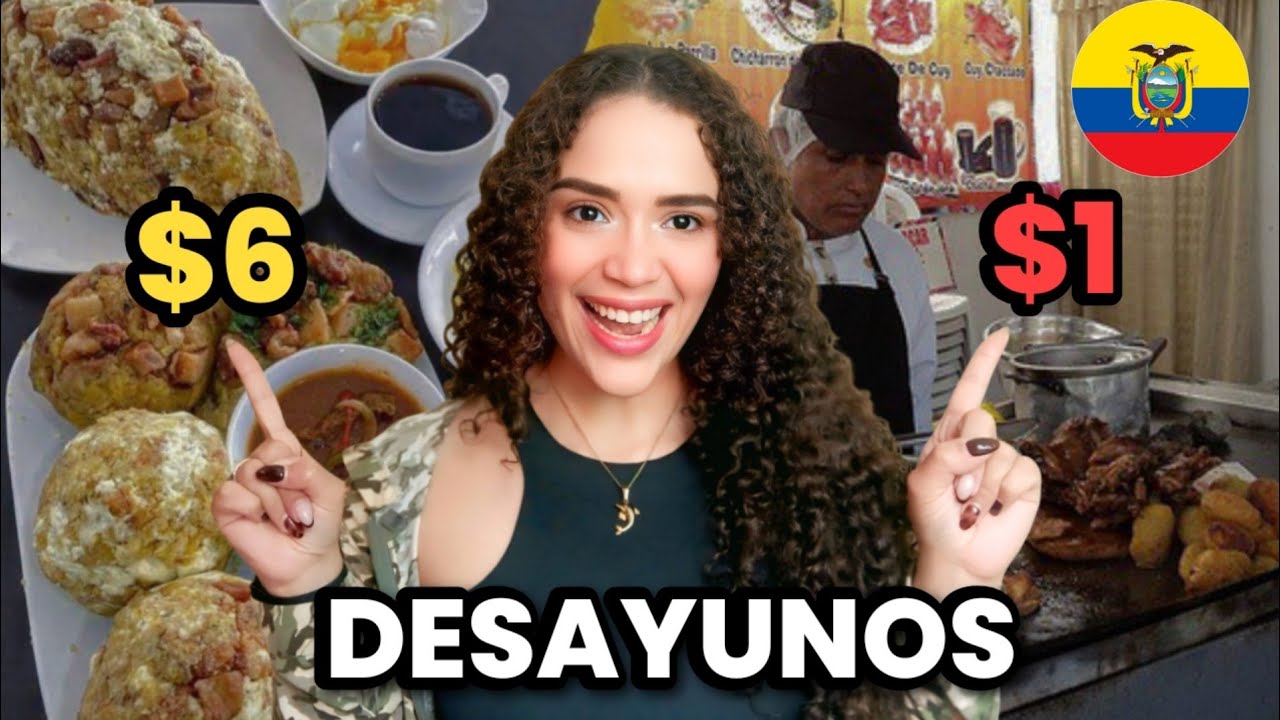😲Desayuno BARATO Vs. Desayuno CARO en ECUADOR🇪🇨🍽/@AlinelReyes