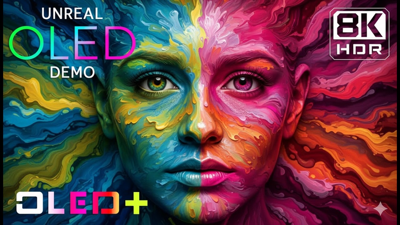 VIBRANT DREAMS – Nature’s Palette in 8K HDR | OLED Color Test 