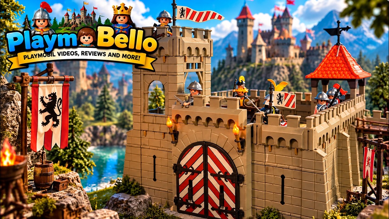 (1993) Playmobil 3667 Замок рыцарей Льва (Редкий обзор Playmobil)