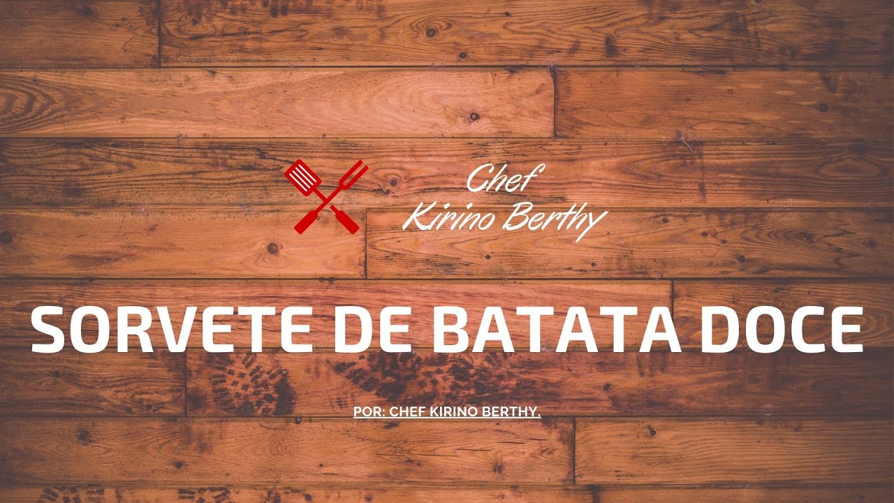 | APRENDA A FAZER O SORVETE DE BATATA DOCE |