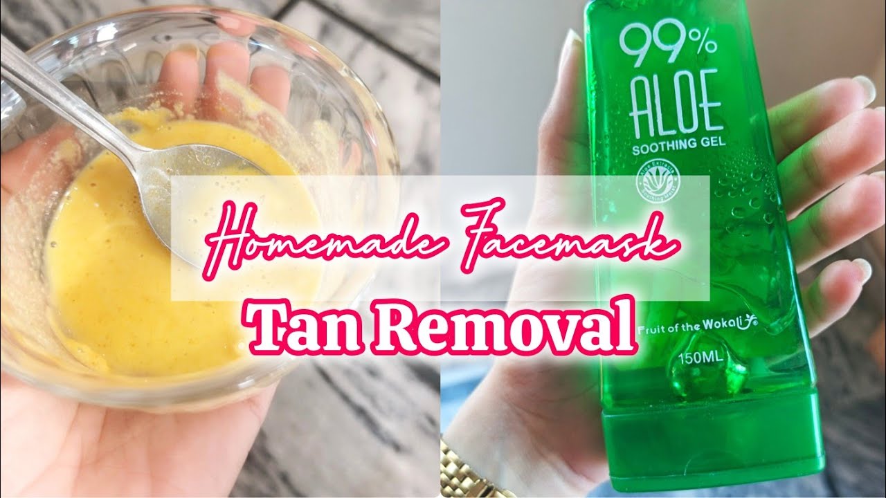 2 Homemade Tan Removal Face Masks✨