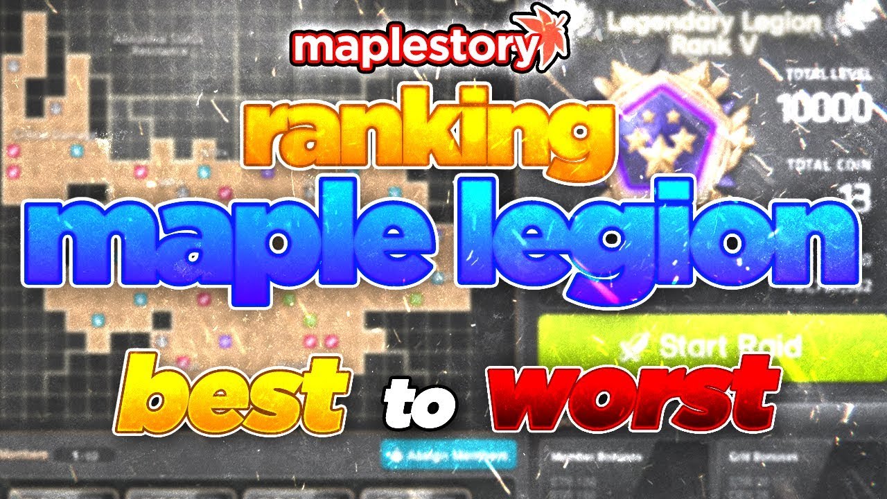 MapleStory: Ranking Every Maple Legion Worst to Best