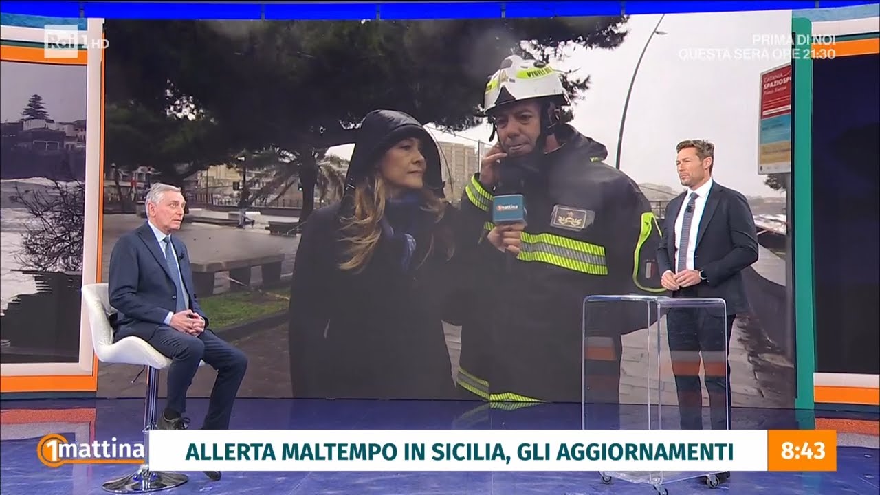 Allerta maltempo in Sicilia: gli aggiornamenti - Unomattina 20/01/2026