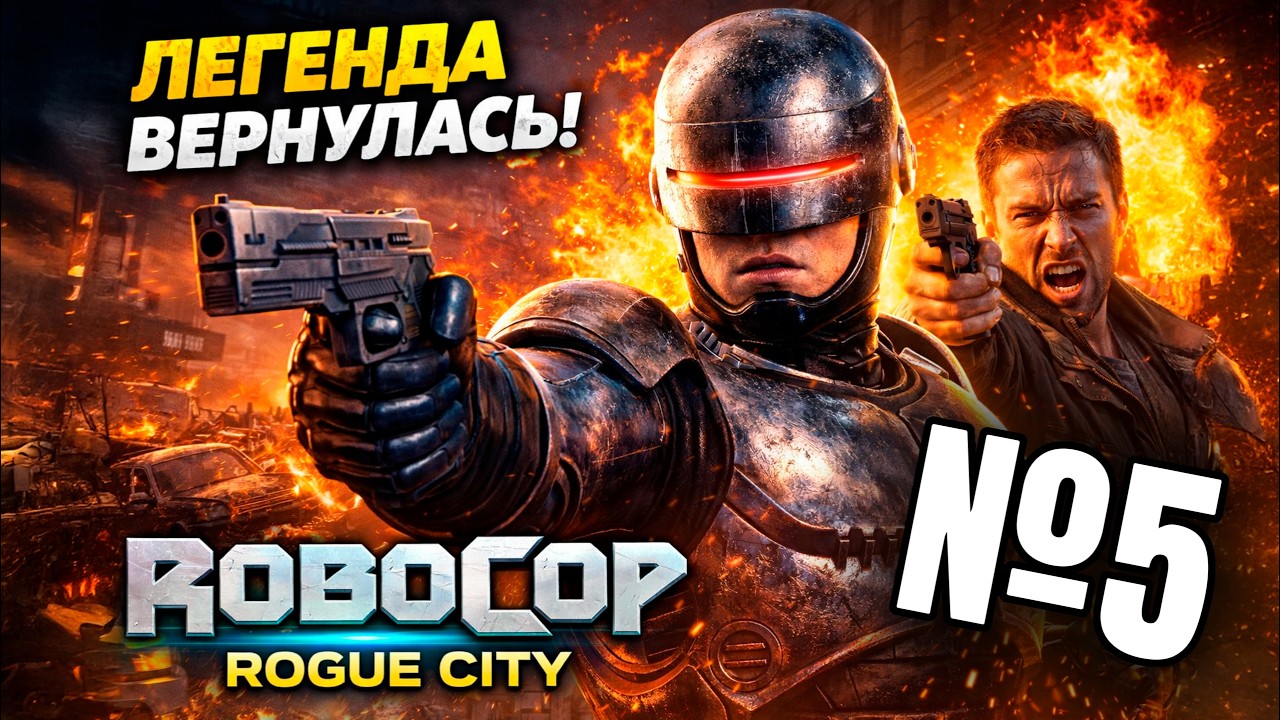 ROBOCOP: Rogue City Прохождение №5 Легендарный киборг вернулся