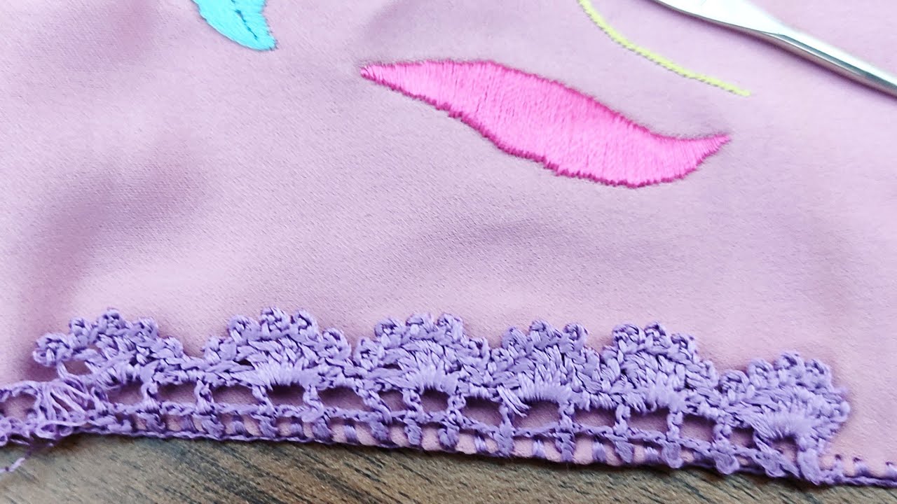 زواقة رمش الغزال على النصف الطوق بالكروشي  crochet 2020
