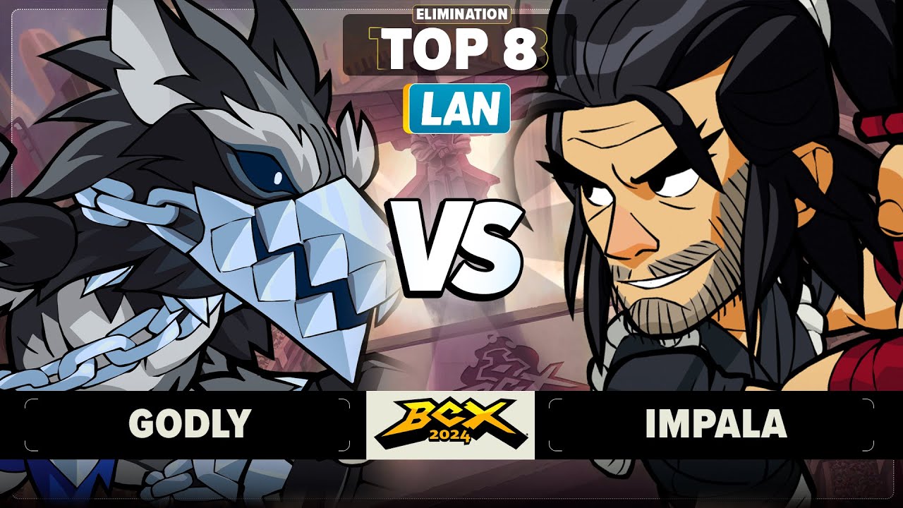 Godly vs Impala - Elimination Top 8 - Brawlhalla World Championship 2024 - LAN 1v1
