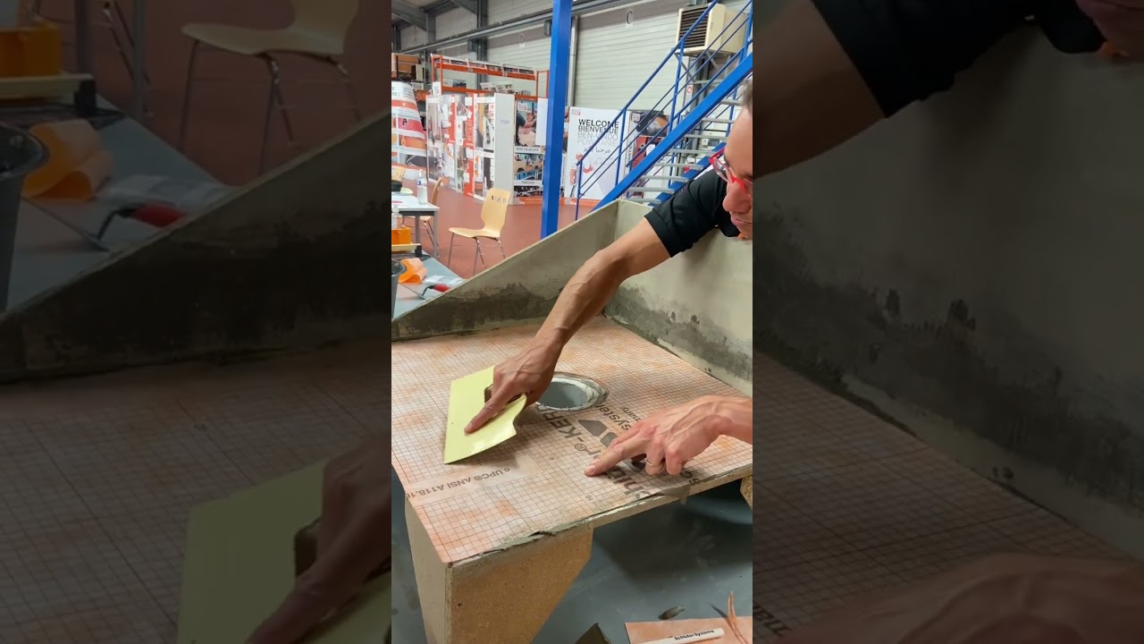 Comment maroufler la natte d'&eacute;tanch&eacute;it&eacute; Schl&uuml;ter-KERDI