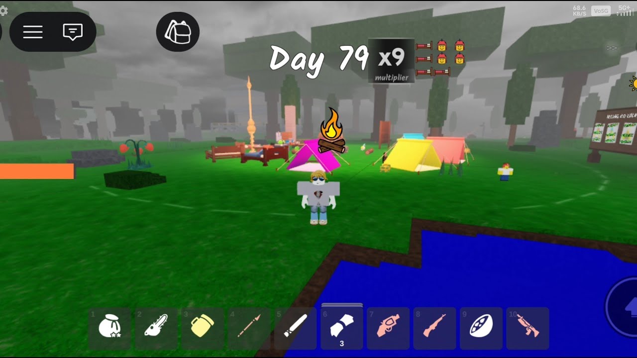 Solo 99 nights in the forest survive🤯