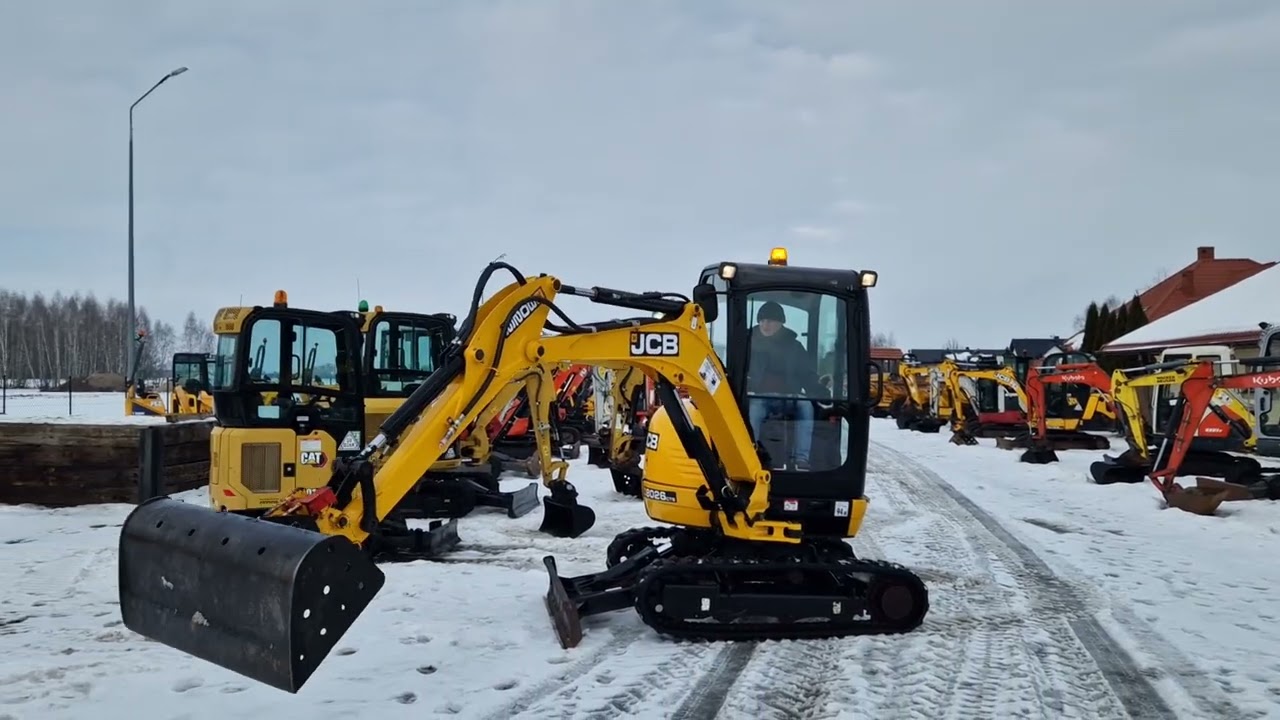 Minikoparka JCB 8026 cts 2021r przebieg 570mtg  