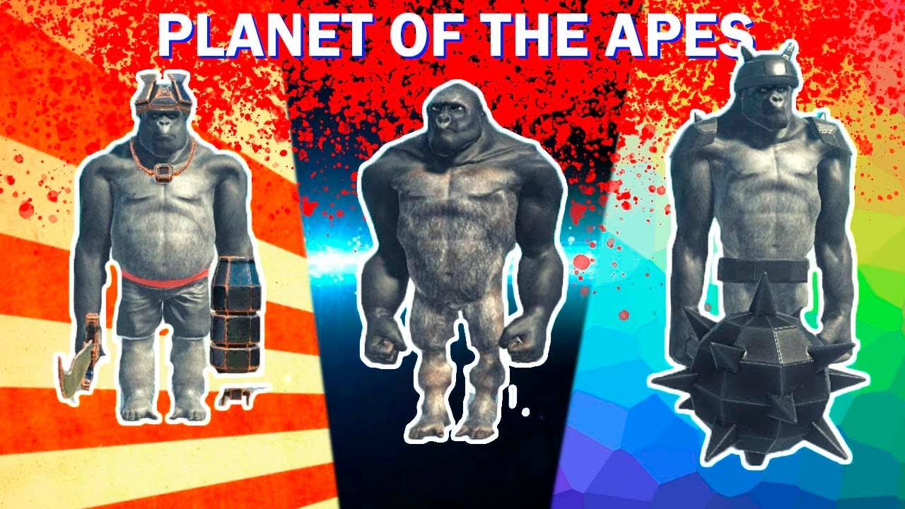 CREATED THE PLANET OF THE APES IN ANIMAL REVOLT BATTLE SIMULATOR
