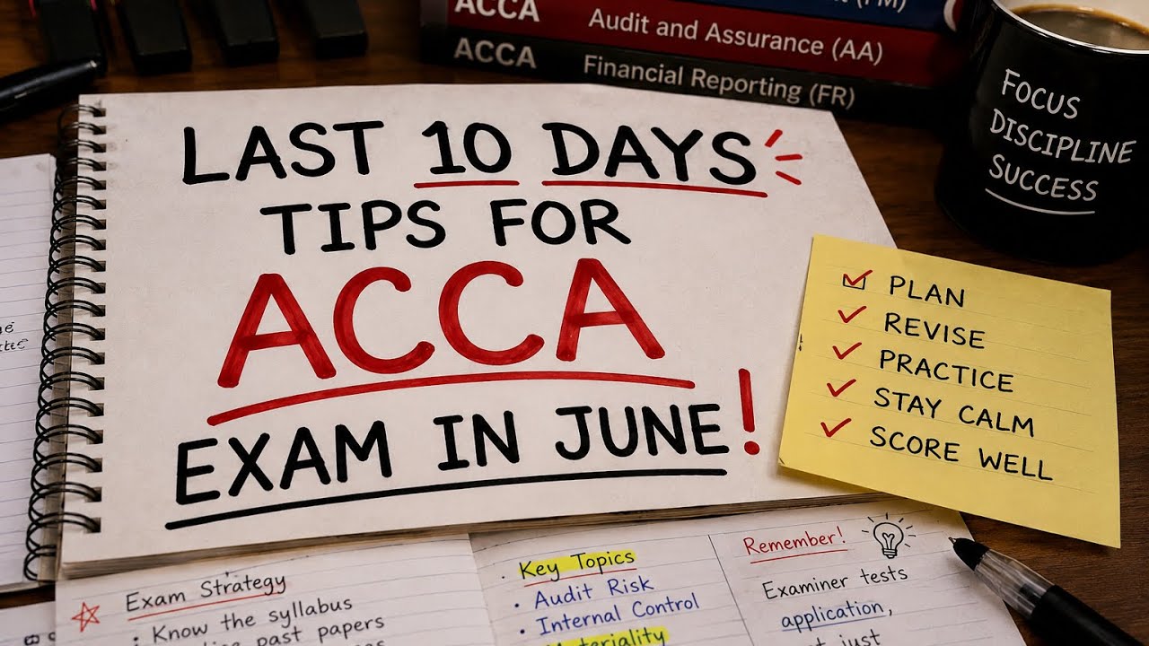 Last 10 days tips for ACCA June 26 attempt | Punya Aggarwal