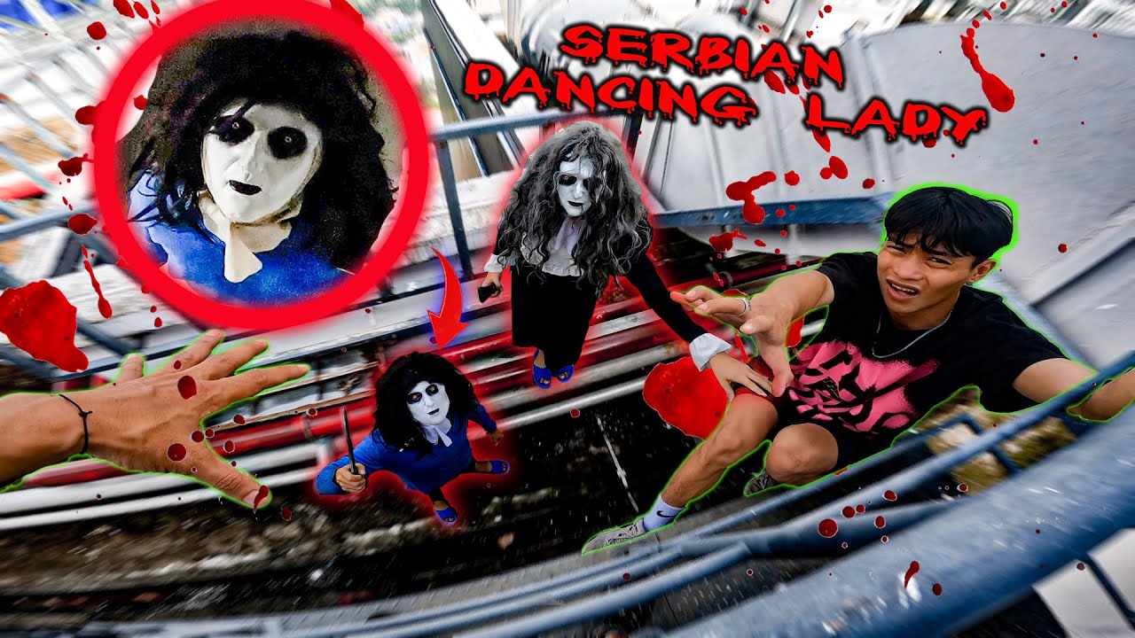 POV PARKOUR ESCAPE SERBIAN DANCING LADY ! serbian dancing lady entered the apartment ( part 2 )
