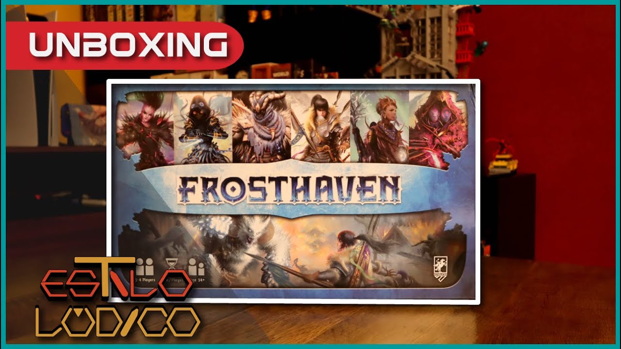 Estilo Lúdico - Unboxing: Frosthaven