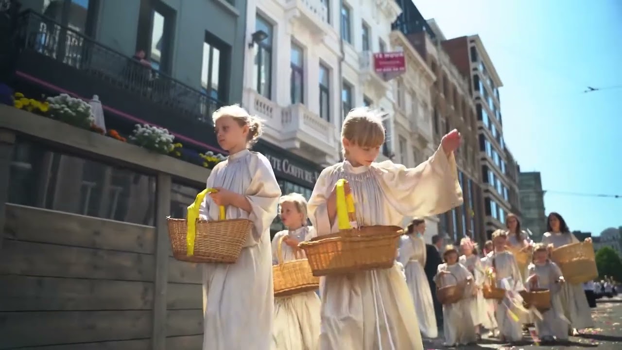 FSSPX Procesión de Corpus Christi en Bélgica