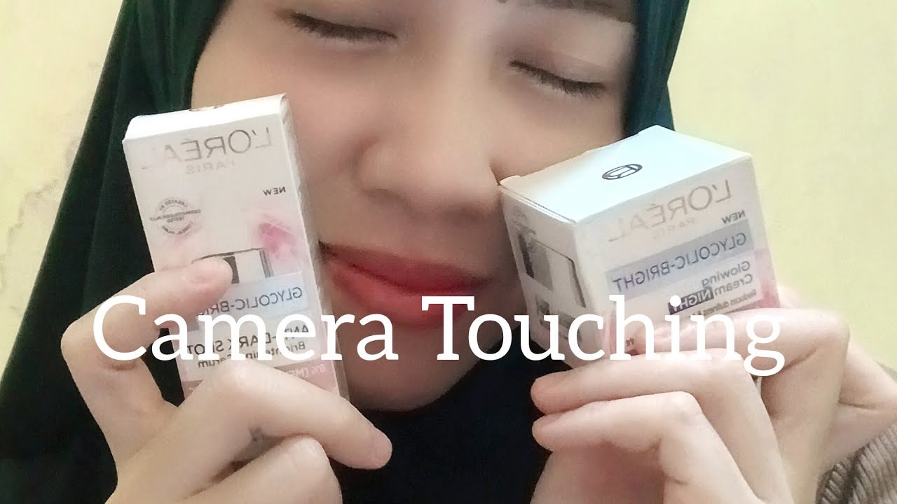 ASMR Doing Your Night Skincare on Camera🧴🪮🎀 (real touch, no talking)