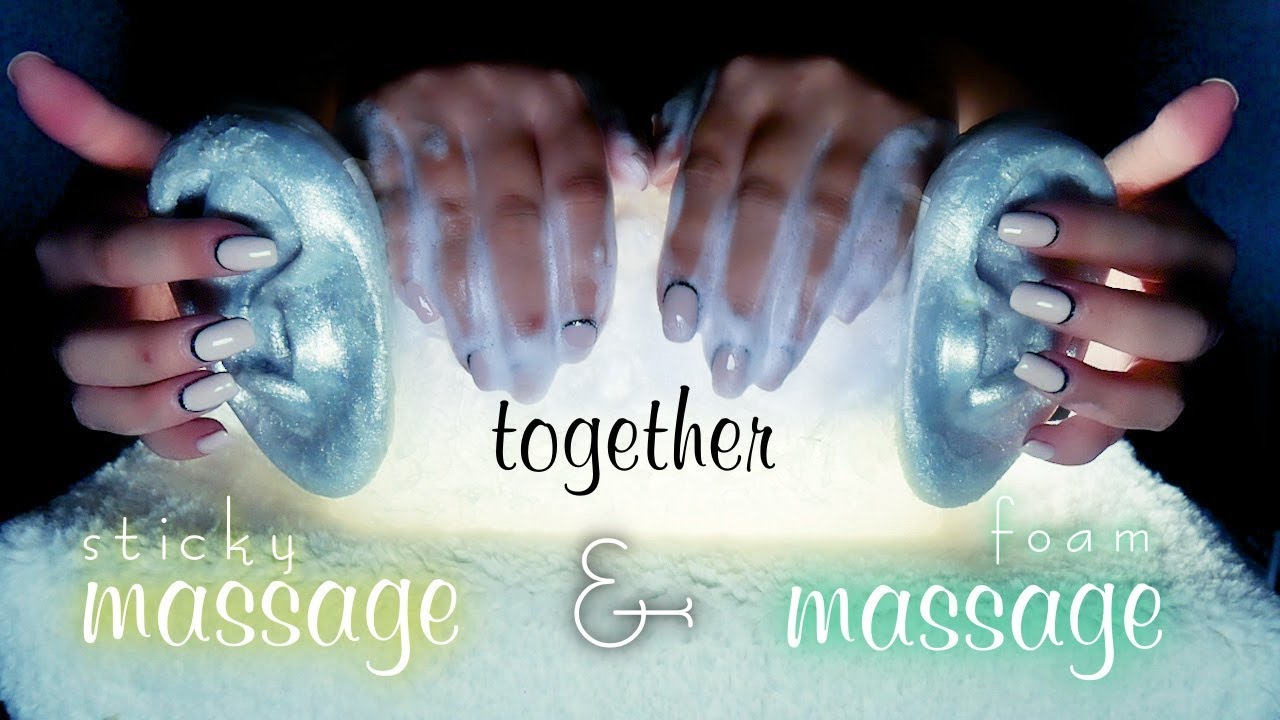Layered ASMR Four hands Massage your Ears