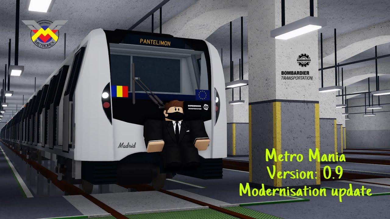 Metro Mania - ROBLOX | New 0.9 Modernisation Update [4K 60 fps]