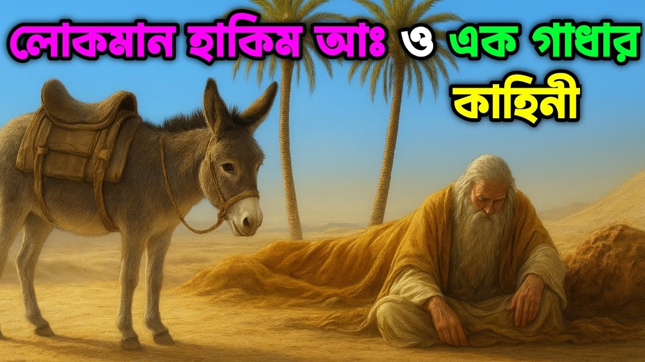 লোকমান হাকিম (আঃ) ও গাধার কাহিনী — এমন শিক্ষা যা বদলে দেবে তোমার জীবন | Islamic Story | Lokman Hakee