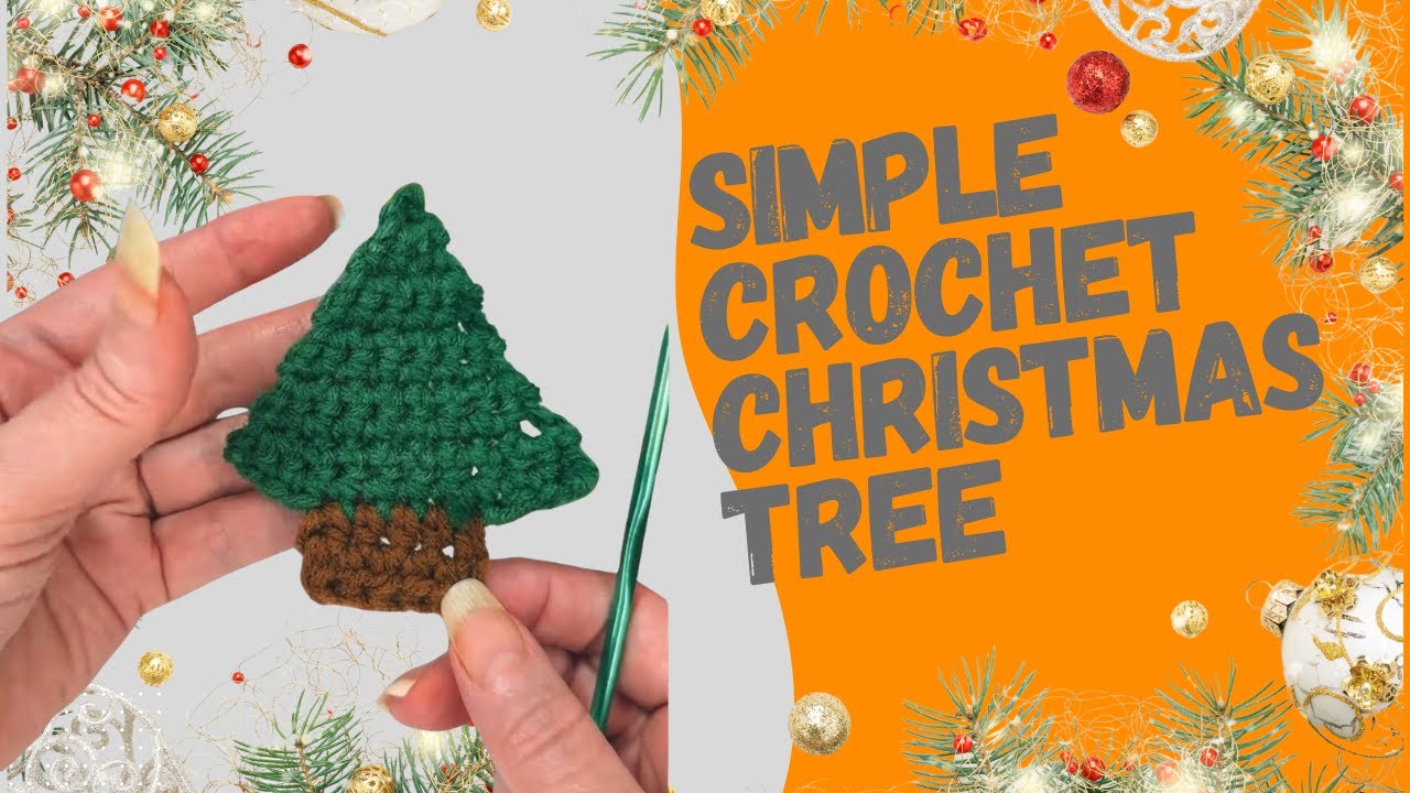 How to Crochet a Cute Christmas Tree!