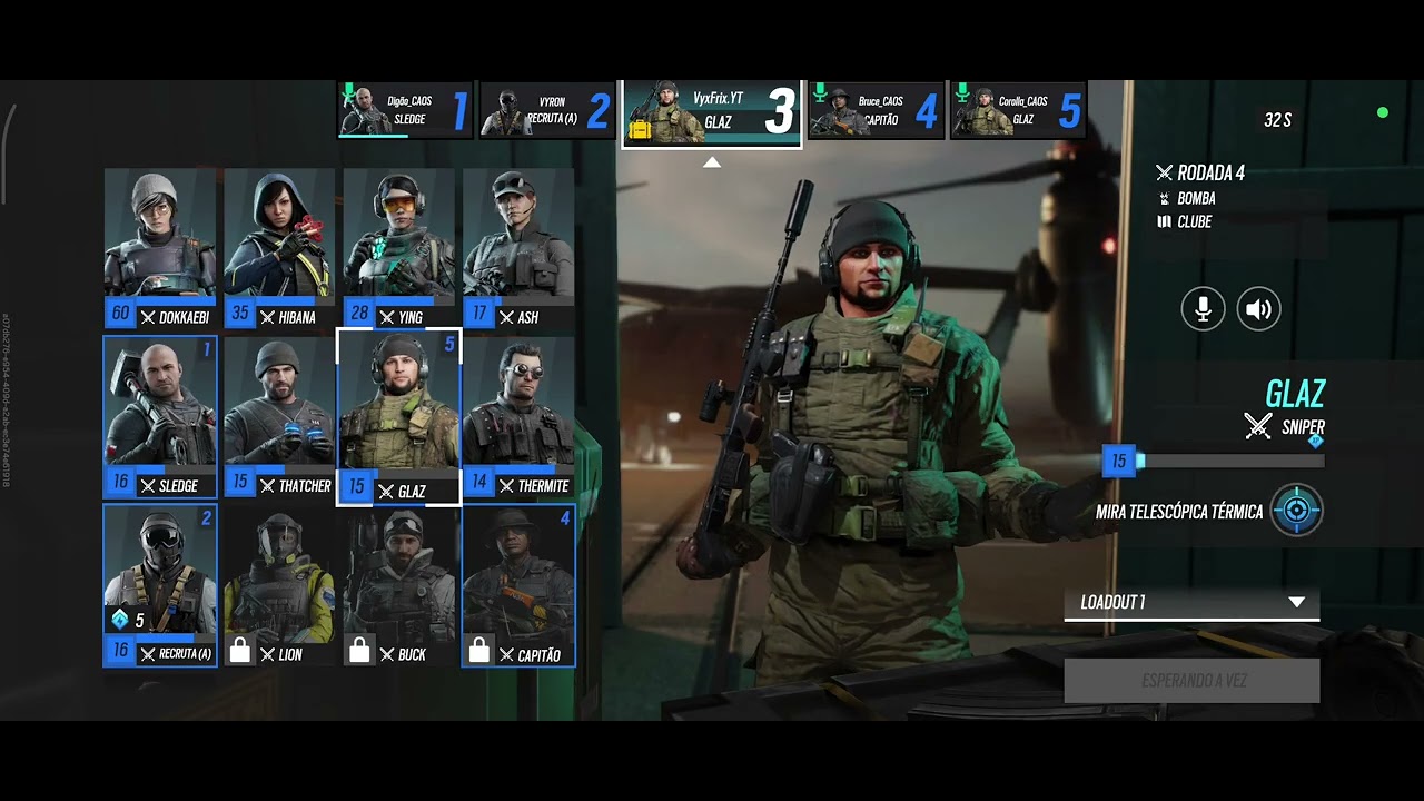 Uma partida com a minha equipe CAOS
