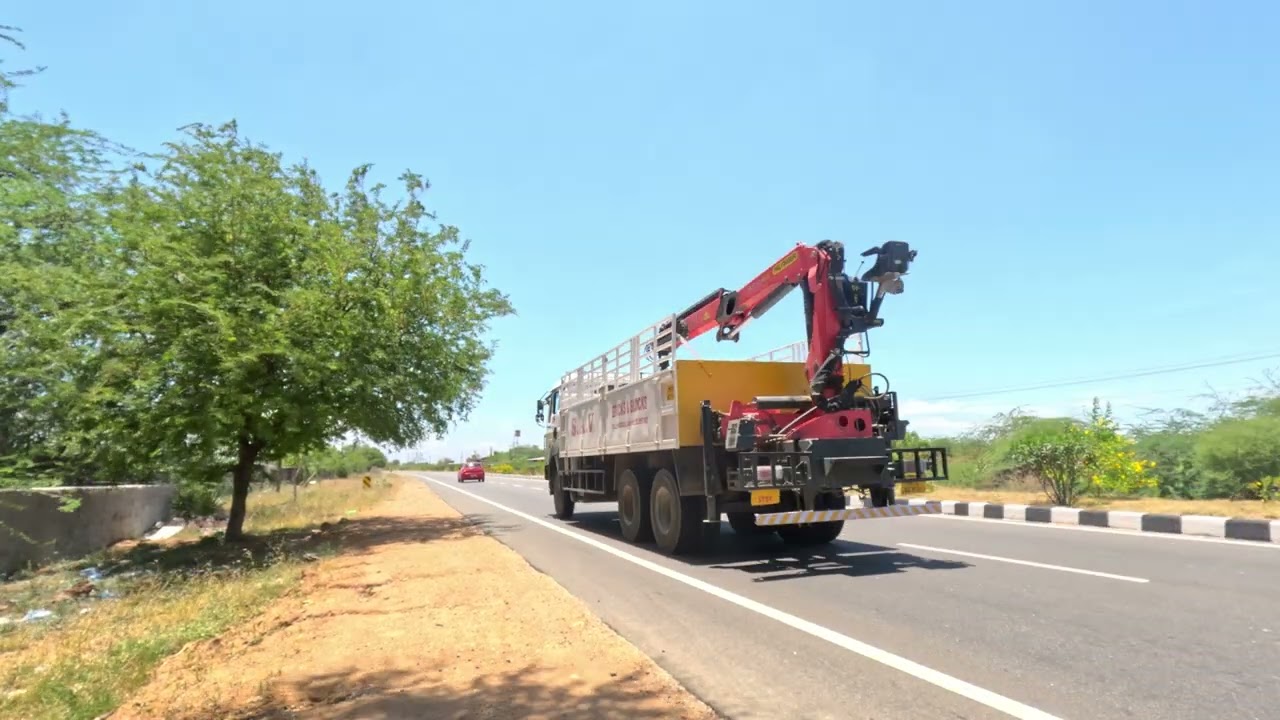 National Highway 44, Tamil Nadu, India 🔥 Erode - Madurai Stretch 🔥 Vehicle Speed 🔥 4K 60 FPS