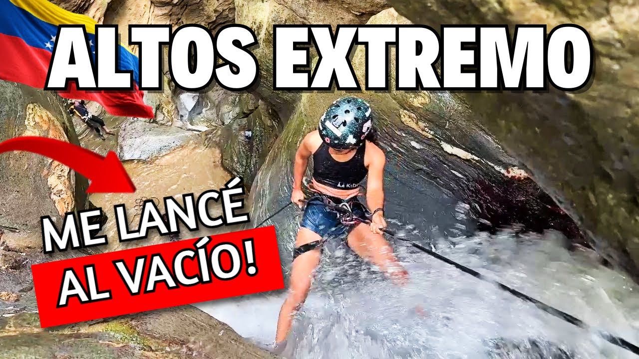 ADRENALINA entre Cascadas en los ALTOS MIRANDINOS-Un día de CANYONING y TIROLINA #venezuela