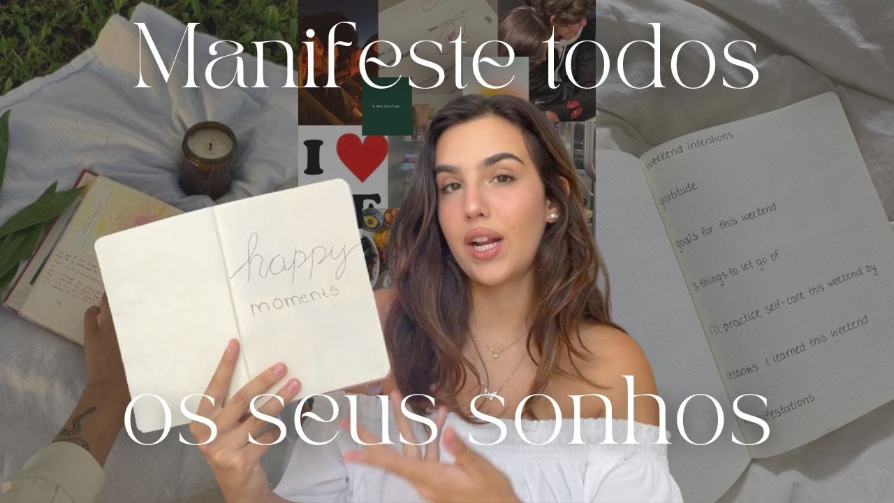 Caderno de manifestação ☆ (passo a passo) | lei da atração, glow up, organização e estudos