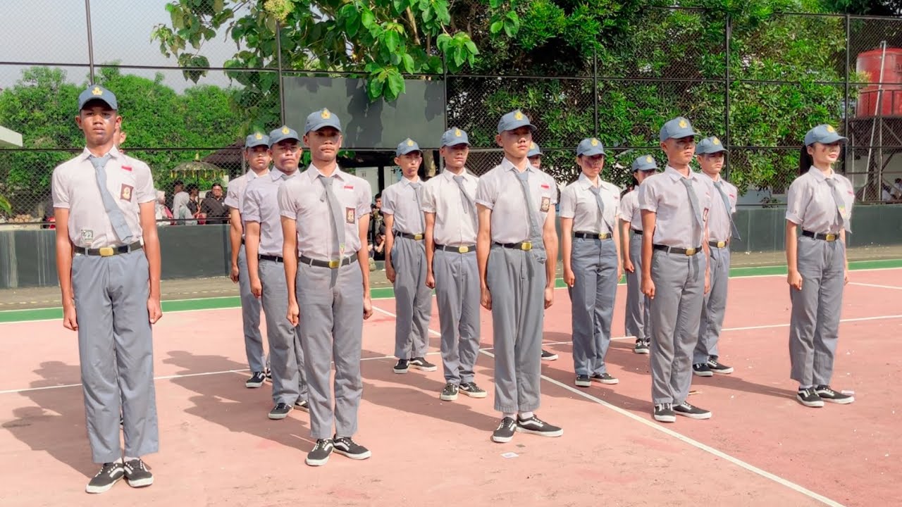 JUARA HARAPAN UTAMA 3 PASKIBRA SMKN 1 CIPUNAGARA SUBANG LKBB KODIM 0605 KAB  SUBANG