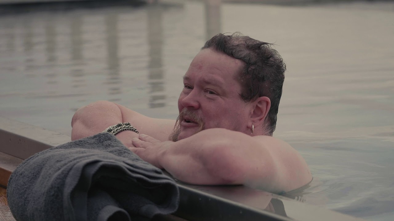 In sauna with Ville Haapasalo