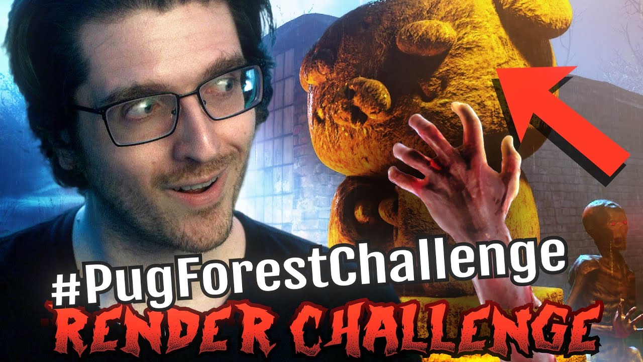 UE5 - Creating a Horrifying Render for the #PugForestChallenge