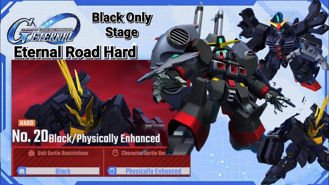 Eternal Road Hard No.20 Black Only [SD-GUNDAM-G-GENERATION:ETERNAL]