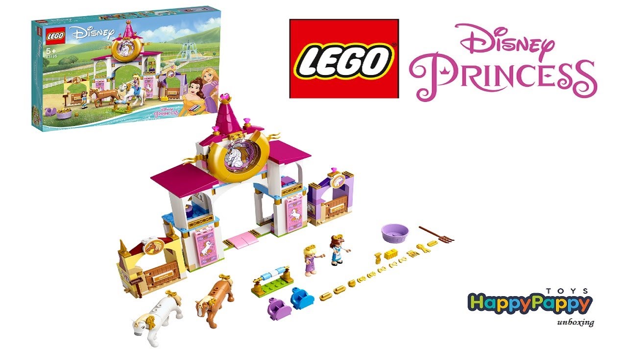 Lego Disney Princess 43195 Belle and Rapunzel's Royal Stables 2021 Speed Build