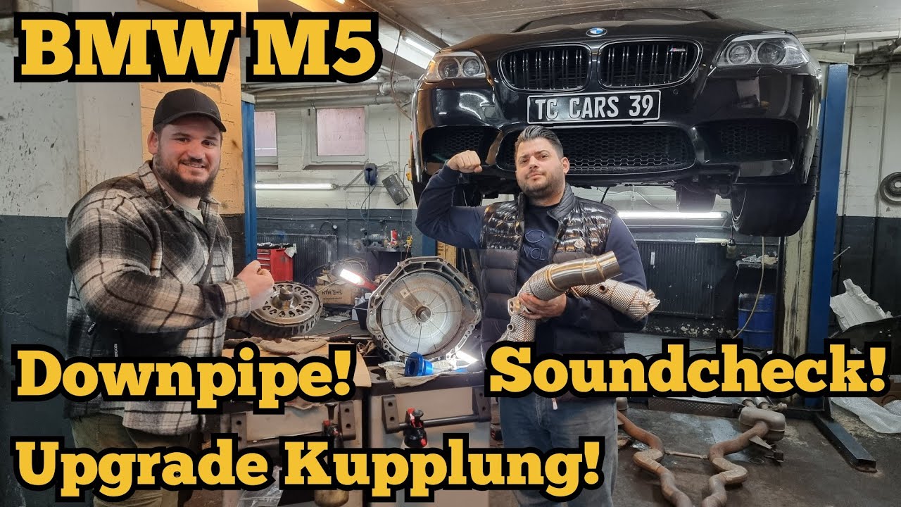BMW M5 F10 bekommt Upgrade Kupplung und Downpipe!