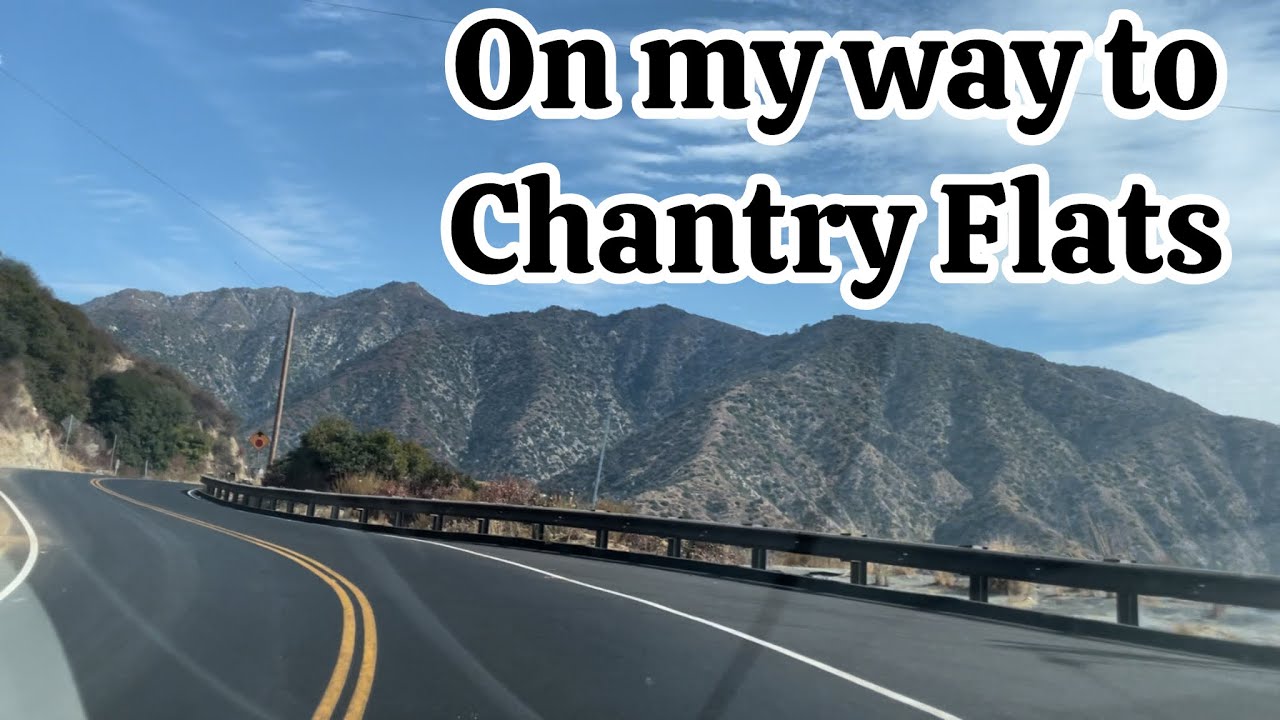 On my way to Chantry Flats to hike Stutervant Falls