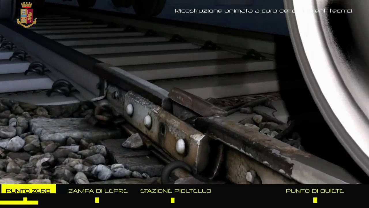 Scientifica: ricostruzione incidente ferroviario 