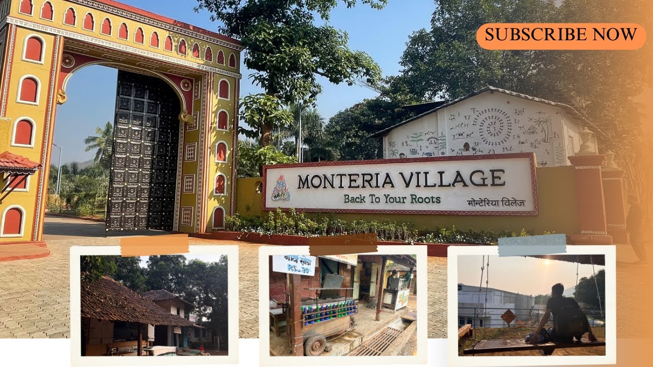 Best Weekend Getaway near Mumbai-1.5 hrs away | Monteria village resort Full Tour @Jatinbhankervlogs